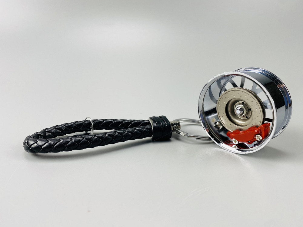 Брелок у вигляді диска колеса, брелок на ключі для водія, брелок металевий на авто ключі Мукачево - фото 2