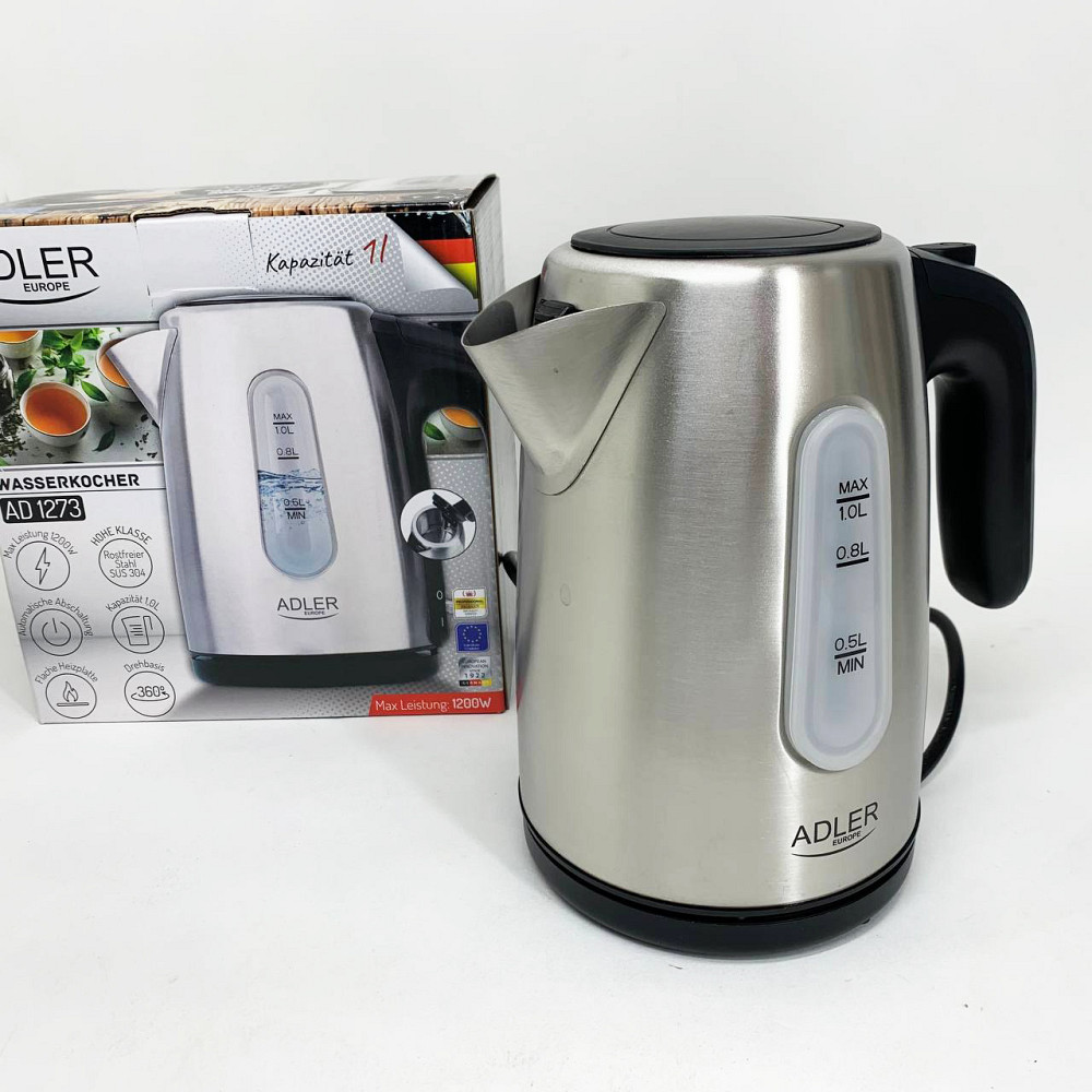 Современный электрический чайник, Чайники металлические из нержавеющей стали, Чайник дисковый GD-50 Львов - изображение 4