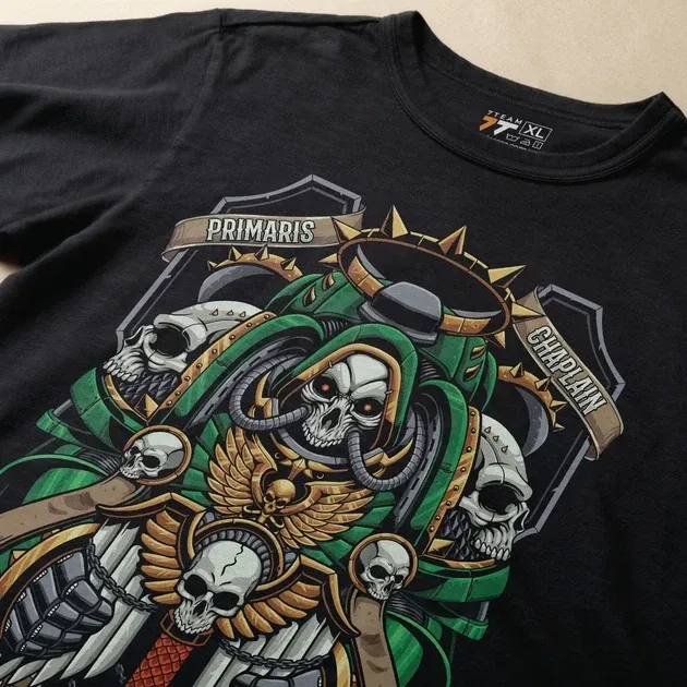 Футболка чоловіча з  принтом WarHammer 40K Capellanus Розмір 48 Дніпро - фото 3