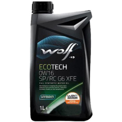 Моторна олива Wolf ECOTECH 0W16 SP/RC G6 XFE 1л (1047248) Вінниця - фото 1