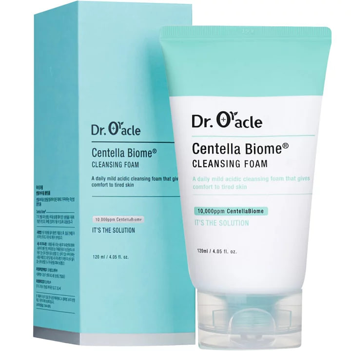 М'яка пінка для вмивання з центелою Centella Biome Cleansing Foam Dr. Oracle 120 мл Київ - фото 1