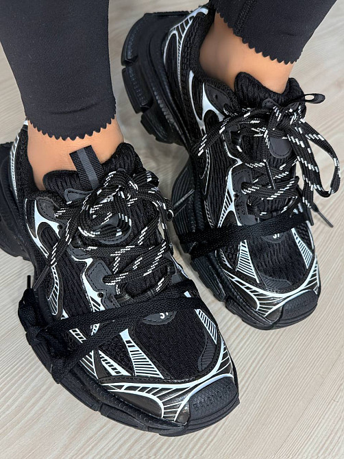 Кросівки жіночі B-lncga 1001-2 3XL шнурівка комбіновані чорні, 39, 24,5 см Київ - фото 18