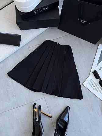 Женская базовая короткая юбка-шорты турецкая костюмка Черный, 42/44 Одесса