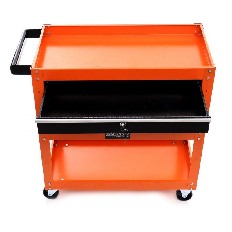 Візок металевий для інструментів 3 полиці на колесах Kraft&Dele (KD366) Нововолинськ - фото 8