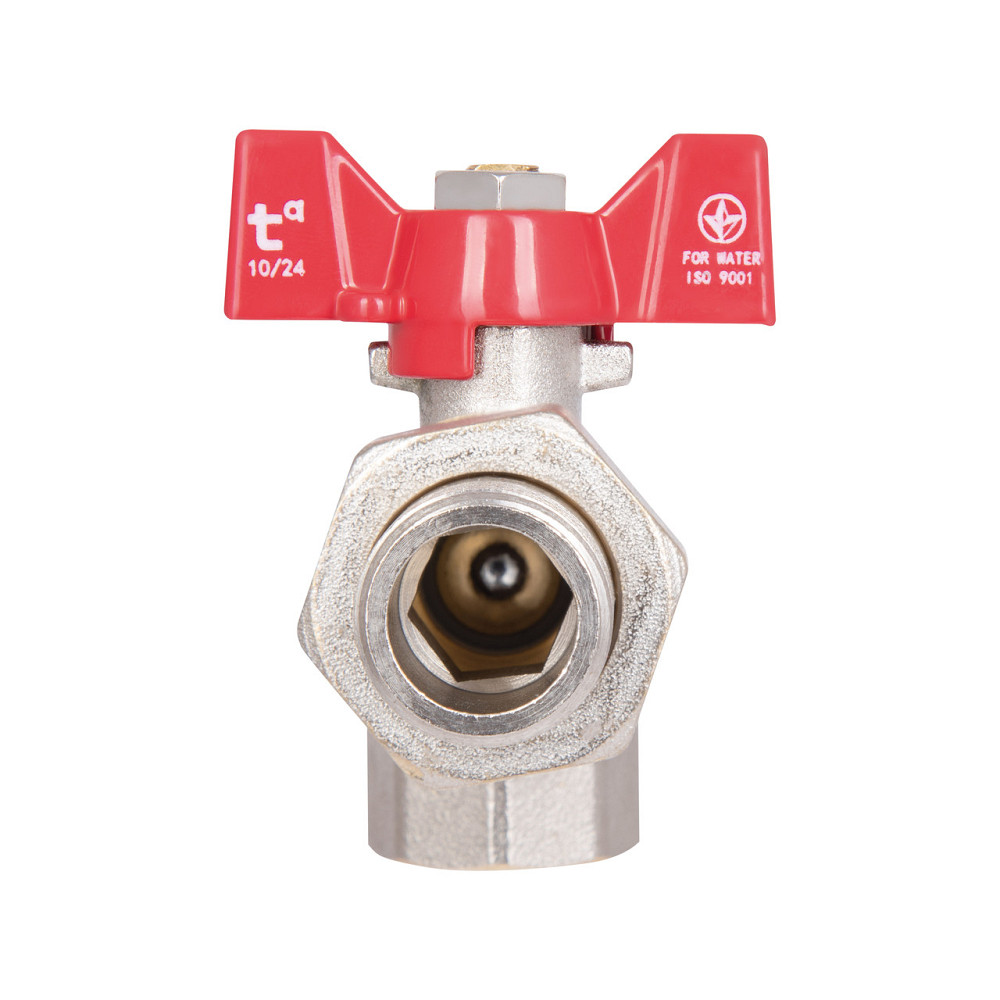 Кран кульовий "Американка" Thermo Alliance Standart кутовий 1/2" ВЗ SD222W15 Київ - фото 6