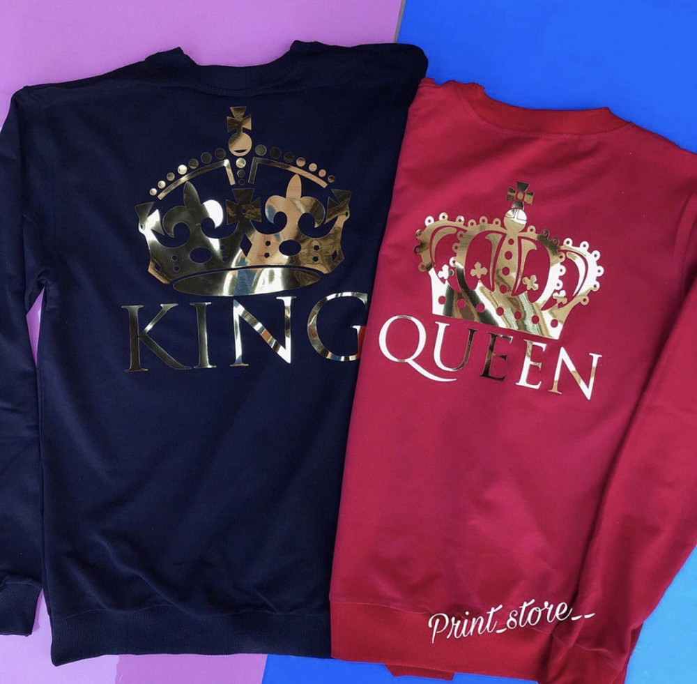 Парные свитшоты для парня и девушки - KING | QUEEN Черновцы - изображение 1