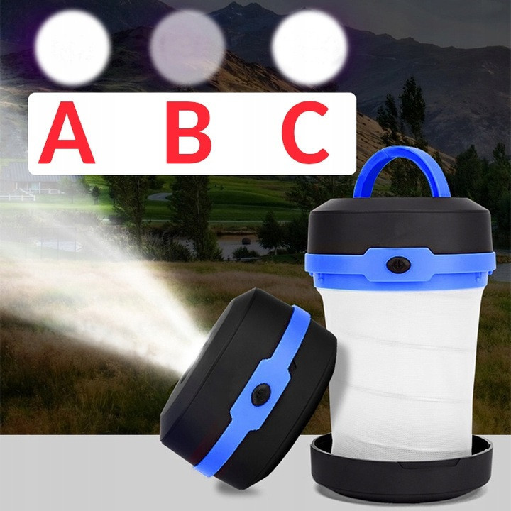 Туристический Фонарь складной 60 люмен 2в1 с ручкой Trizand (18312) Нововолынск - изображение 7