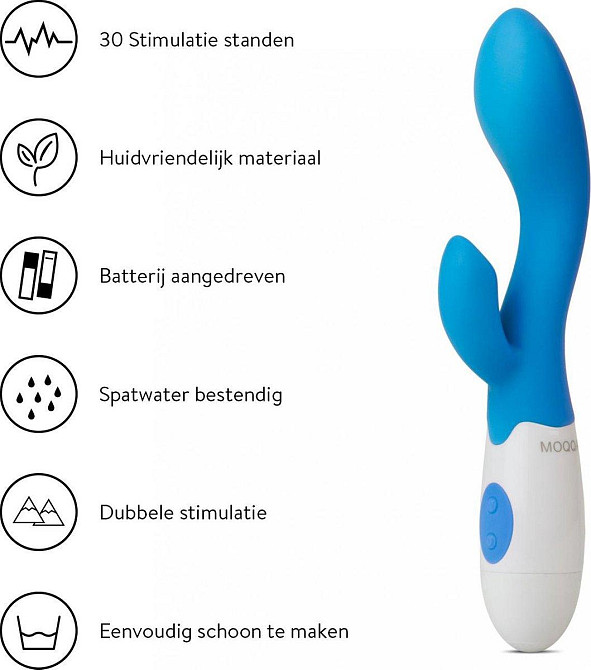 Вибратор MOQQA Island Rabbit для женщин и пар Днепр - изображение 9