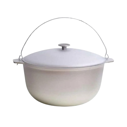 Казан туристичний алюмінієвий 24л з кришкою та дужкою D1124 ТАЛКО Житомир - фото 1