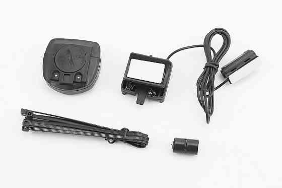 Велокомп'ютер 15-функцій, дротовий, чорний (без батарейок) Київ