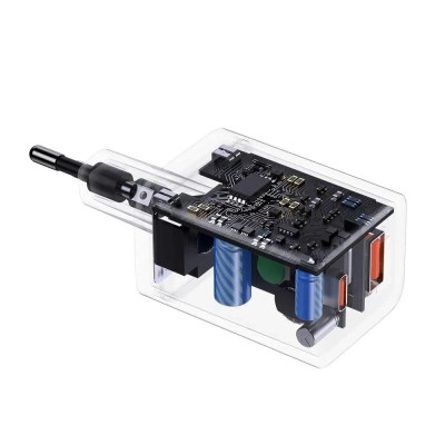 Зарядное устройство Baseus 1xUSB-C 30W + 1xUSB white (CCSUPP-E02) Винница - изображение 10