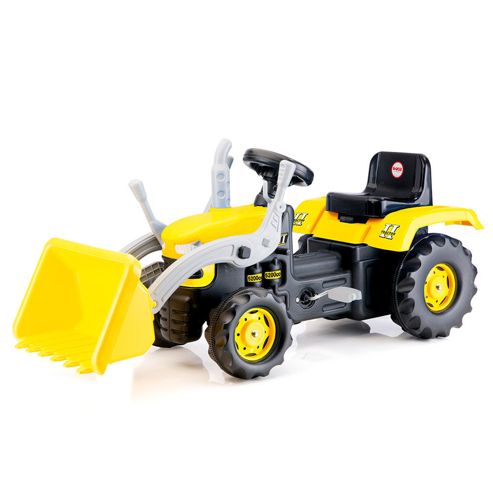 Дитячий педальний трактор екскаватор з ківшем DOLU 8051 на педалях для дітей Київ - фото 1