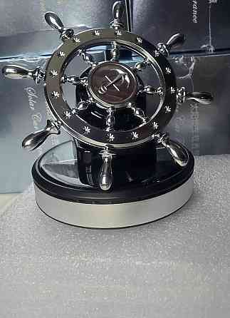 Ароматизатор автомобильный Штурвал на солнечной батарее (Серебристый) Киев