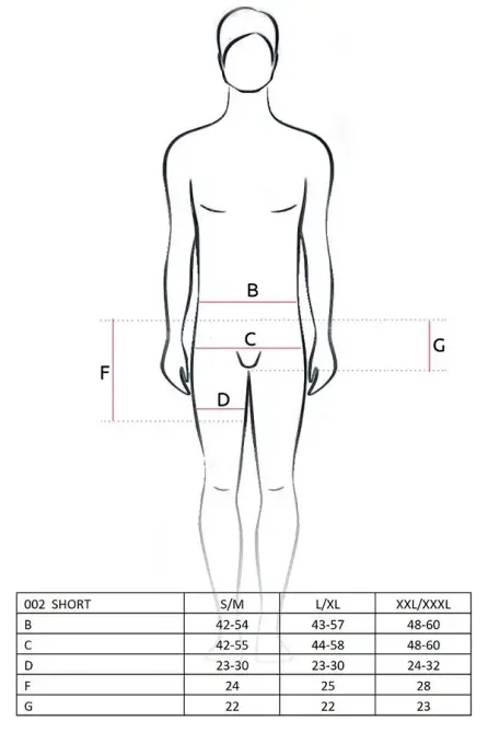 Розпродаж!!! Чоловічі шорти з блискучим гульфіком Passion 002 SHORT black XXL/XXXL Львов - изображение 2