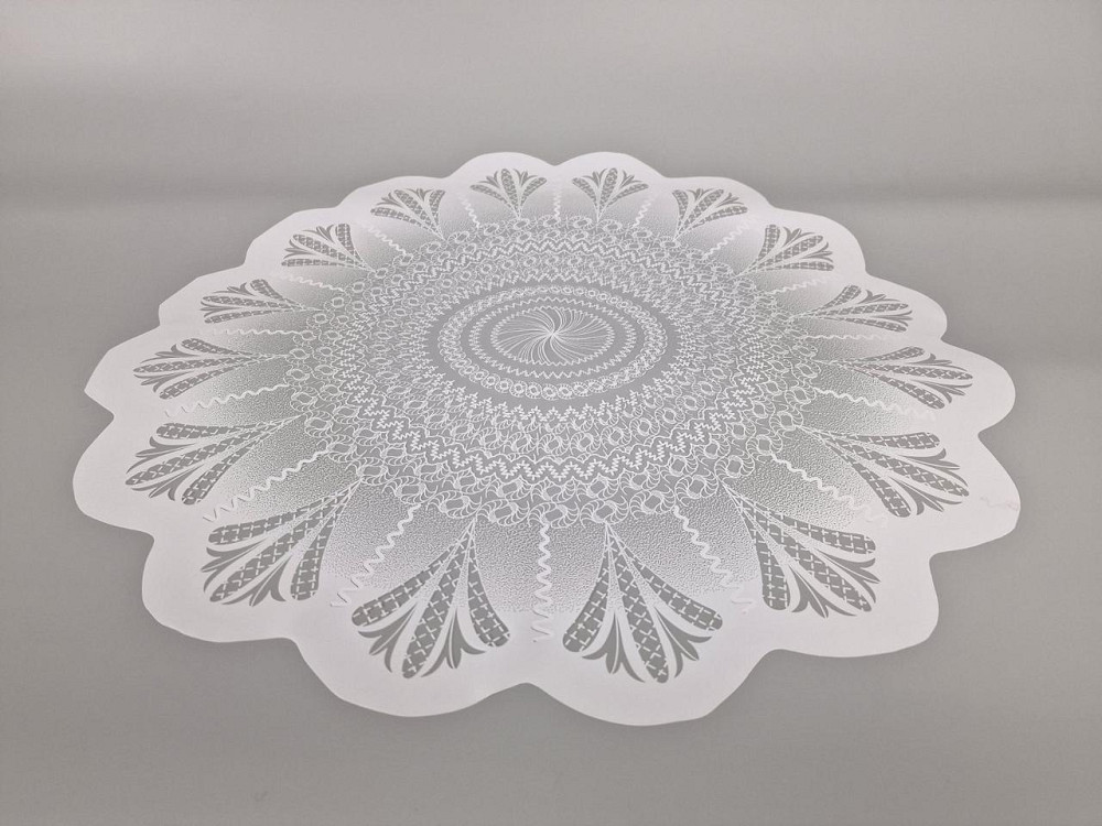 Серветка для квітів діаметром 50 см з рис, 100 шт No 333 (3) (100 шт.) Харків - фото 1