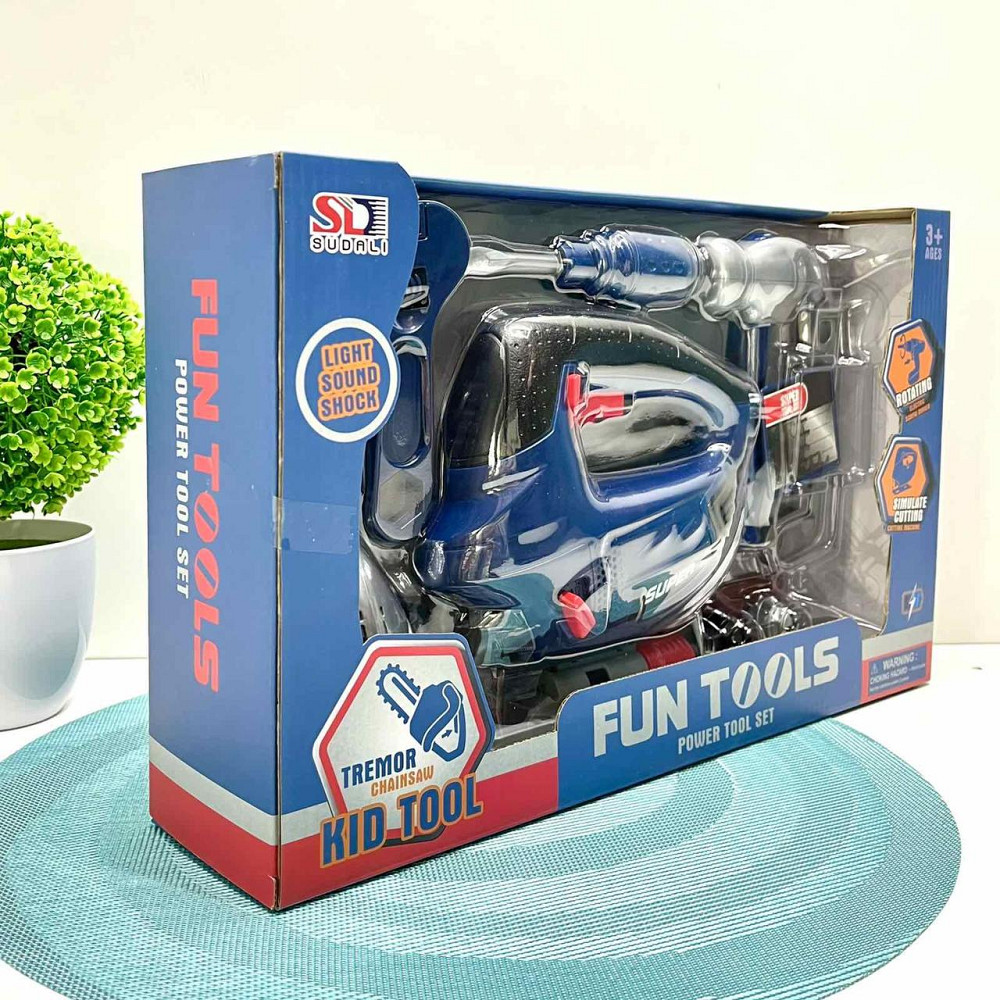 Набір інструментів електролобзик та 19 предметів Синій Вид 2 (6801-2-3) Чернігів - фото 6