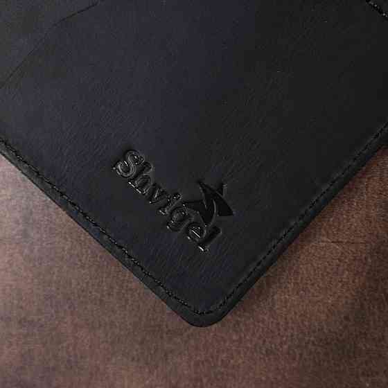 Матовый кожаный тревел-кейс Черный (SHVIGEL) Киев