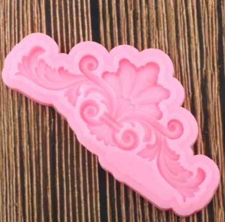 Силиконовая фоорма Абстракция 77 на 38 мм розовый Киев