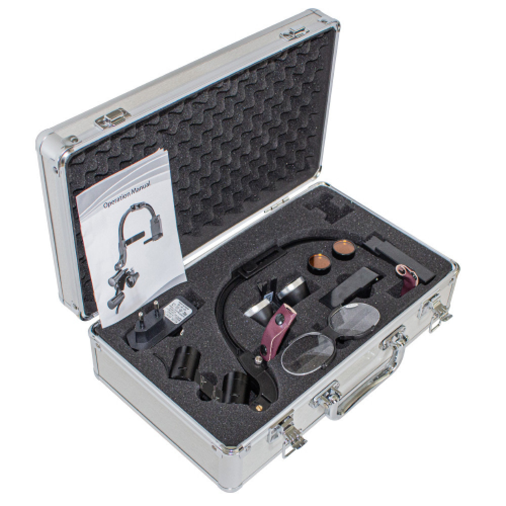 Дентальный налобный осветитель с бинокуляром 3,5Х (Китай) Днепр - изображение 2