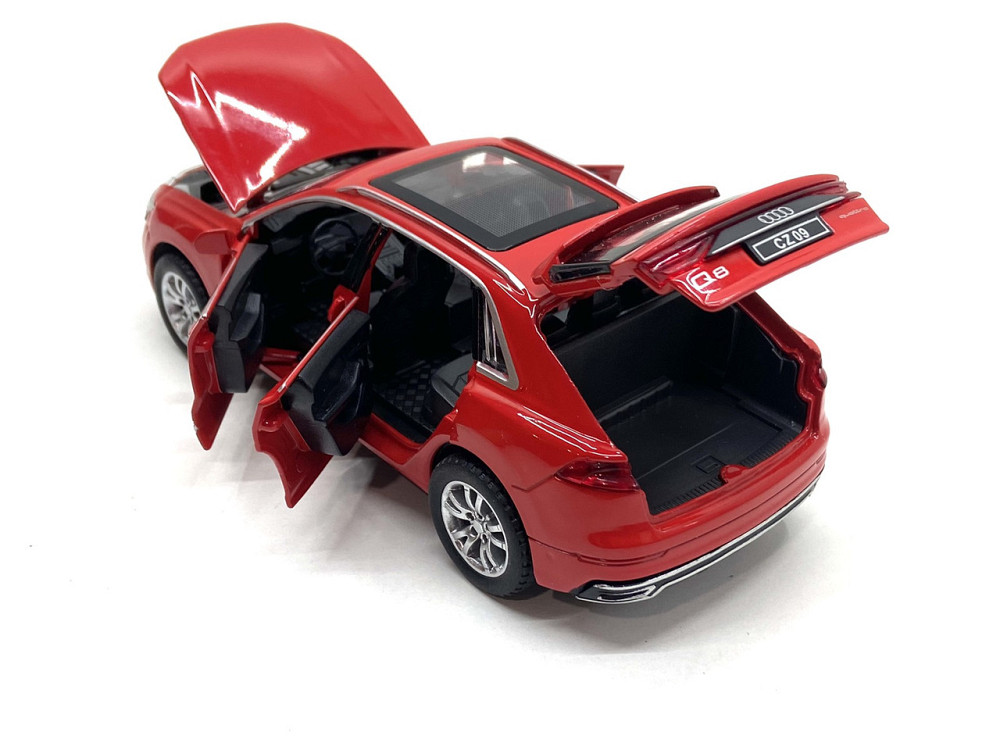 Машинка металева TK Union Group Audi Q8 1:32 світло звук відчиняються двері Червоний (GT-08198) Чернігів - фото 5