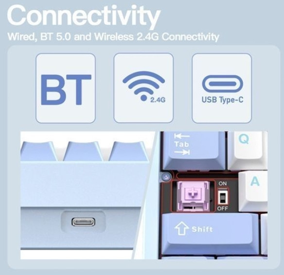 Rainy 75 PRO Преміальна Бездротова Клавіатура. Харків - фото 1