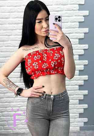 Літній жіночий топ з рюшами «Ruffie» | Розпродаж моделі Київ