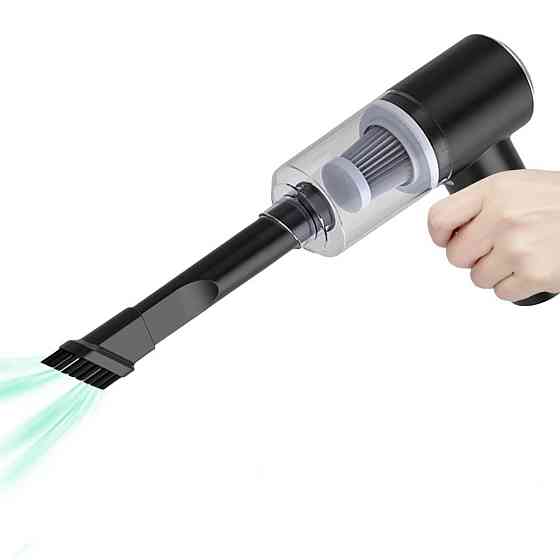 Автомобильный пылесос 120Вт + 2 насадки, Vacuum cleaner/ Ручной пылесос аккумуляторный / Автопылесос Киев