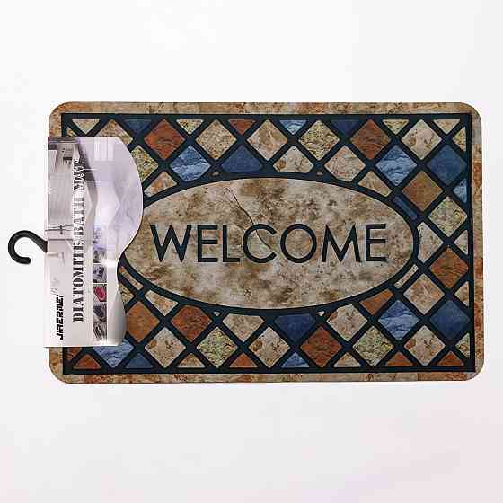 Коврик привратный Framed Welcome 38*58 см диатомитовый HP-42-40 Киев