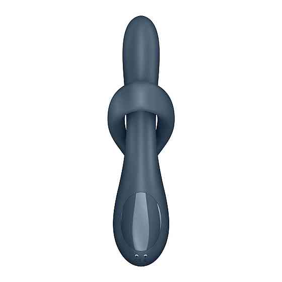 Вібратор з ротацією Satisfyer Heat Flex 4 Grey, підігрів до 39°C Sex Aura Київ