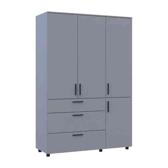 Шкаф для одежды Doros Торн Серый 3 ДСП/3Ш (полки) 135х51.6х200 (DRS-012064) Львов