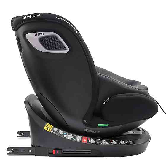 Автокрісло VELANO Vento 360° i-Size 40–150 см, ISOFIX + опорна нога, grey Київ