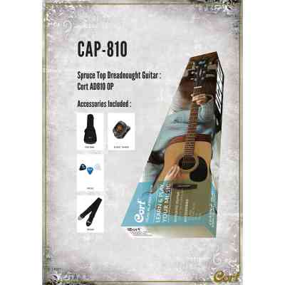 Гітара акустична Cort Trailblazer Pack Open Pore (CAP-810 OP) Вінниця