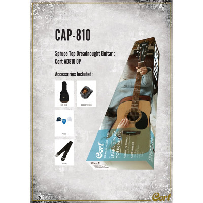 Гитара акустическая Cort Trailblazer Pack Open Pore (CAP-810 OP) Винница - изображение 5