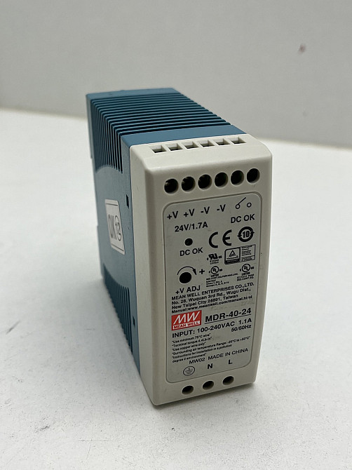 Блок живлення під DIN-рейку mean well mdr 40-24 Луцьк - фото 1