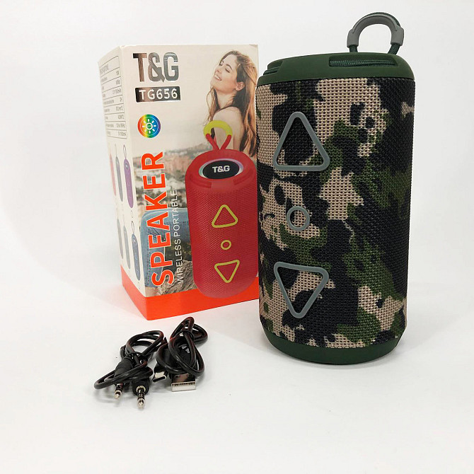 Колонка для дома и улицы TG656, Аккумуляторная bluetooth колонка, Громкая качественная VX-872 блютуз колонка Киев - изображение 10