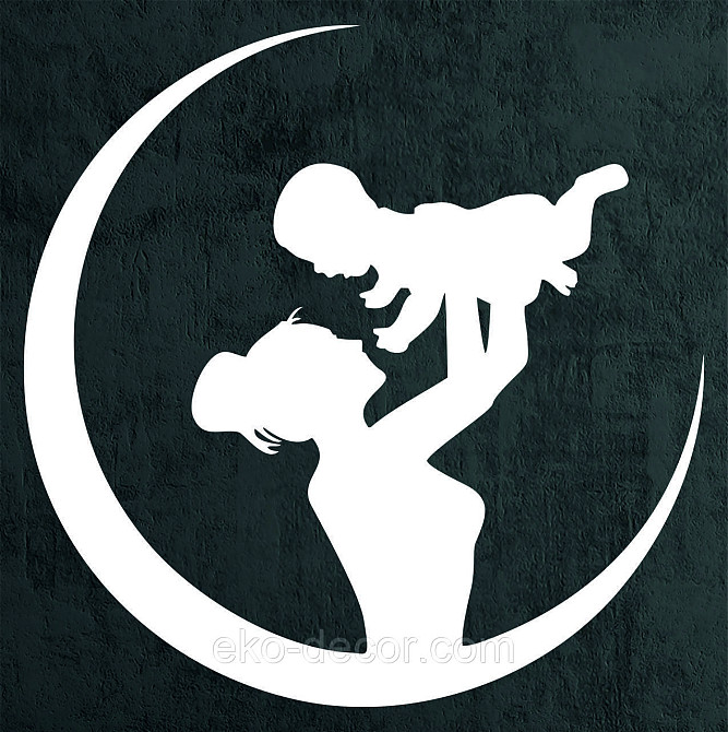 Декоративное настенное Панно «Мать и дитя», Декор на стену 70*70 см, Белый Киев - изображение 7