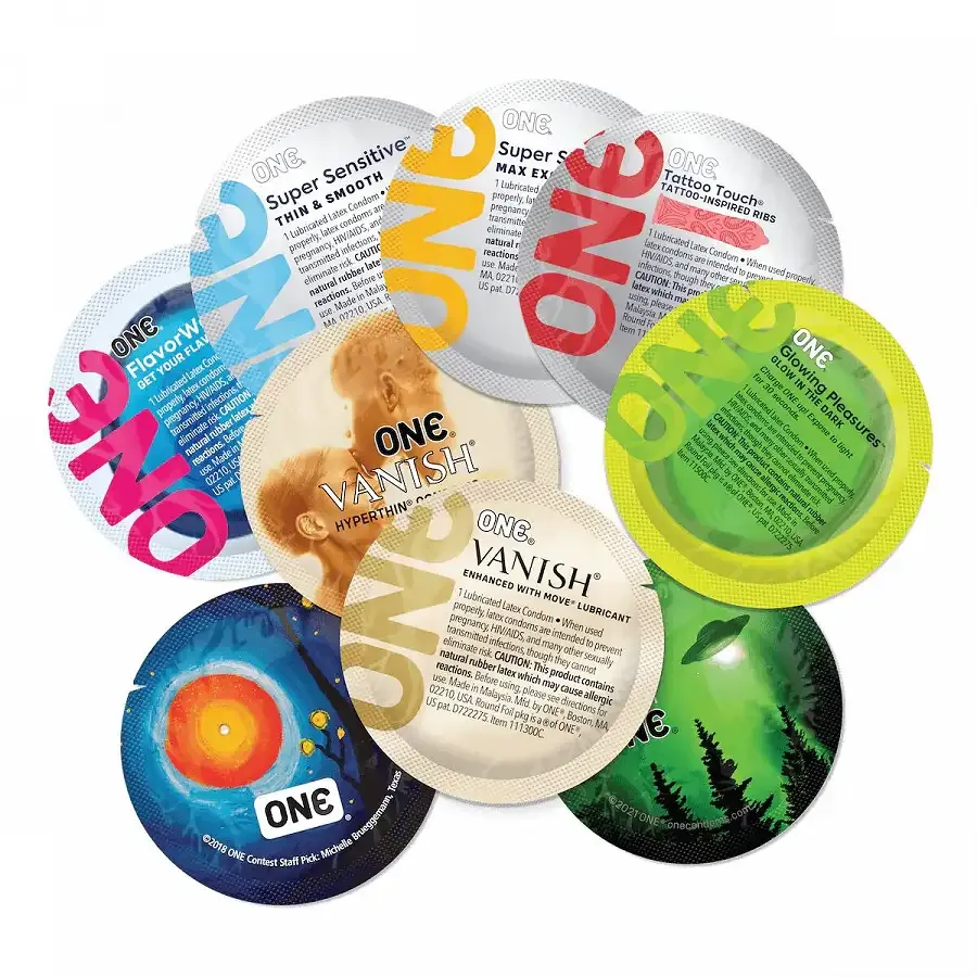 Презервативи ONE Mixed Pleasures 24 шт, подарункова упаковка тюб Львів - фото 2