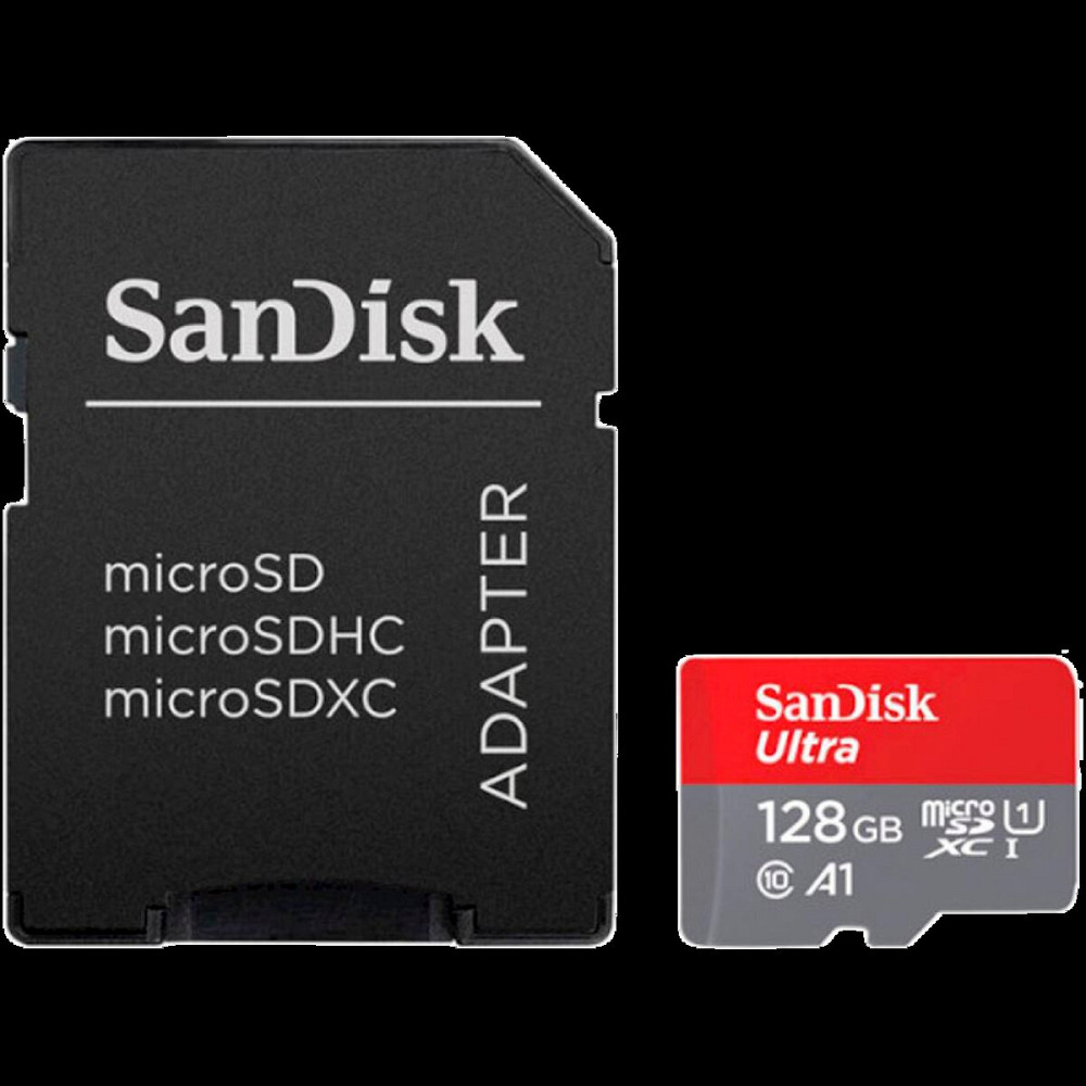 microSDXC (UHS-1) SanDisk Ultra 128Gb class 10 A1 (140Mb/s) (adapter SD) Imaging Packaging Киев - изображение 3