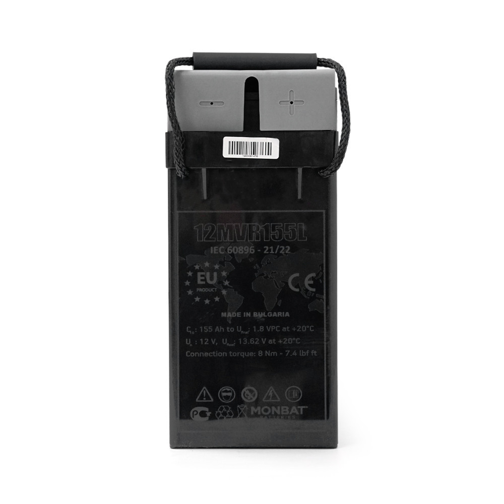 Акумуляторна батарея MONBAT FRONT TERMINAL 12MVR155L AGM 12V/155 Ah, 555x125x276 мм, 50,8 кг Київ - фото 3