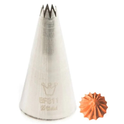 Кондитерская насадка Martellato French Star 6 мм (BF 311) Винница - изображение 1