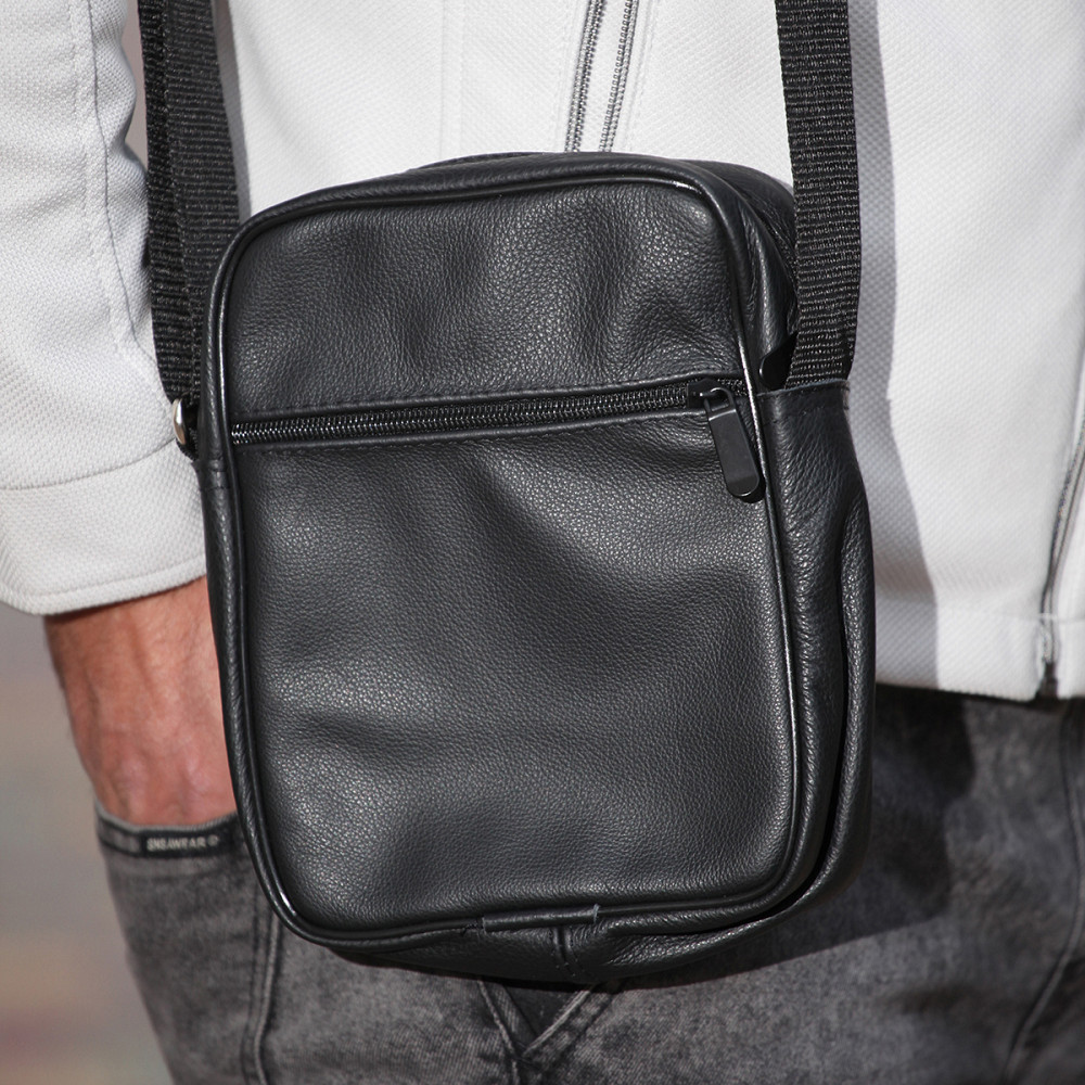 Сумка чоловіча планшет через плече, Поштова сумка месенджер Чоловіча барсетка DQ-11 Львів - фото 10