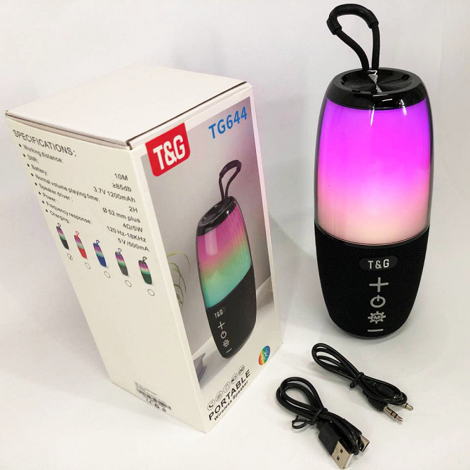 Портативная bluetooth колонка музыкальная, Bluetooth колонка с USB и AUX входом Блютуз с радио GW-87 Львов - изображение 6