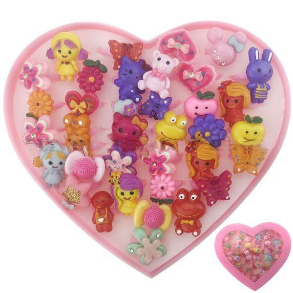 Набор детских украшений для девочки кольца 35 шт Киев - изображение 1