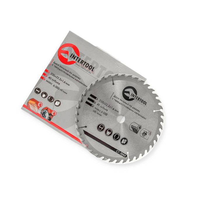 Коло відрізне по дереву з твердосплавними напайками 230x22x1,6 мм, 40 зубів Мукачево - фото 2