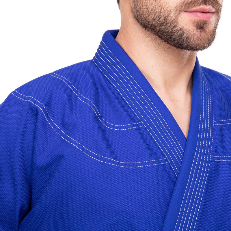 Кімоно для джиу-джитсу доросле CORE CO-3139-A розмір 140-180 см синій Спортивний одяг Київ - фото 4