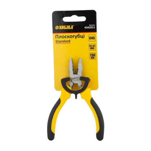 Плоскогубці 130мм Standard SIGMA Житомир - изображение 4
