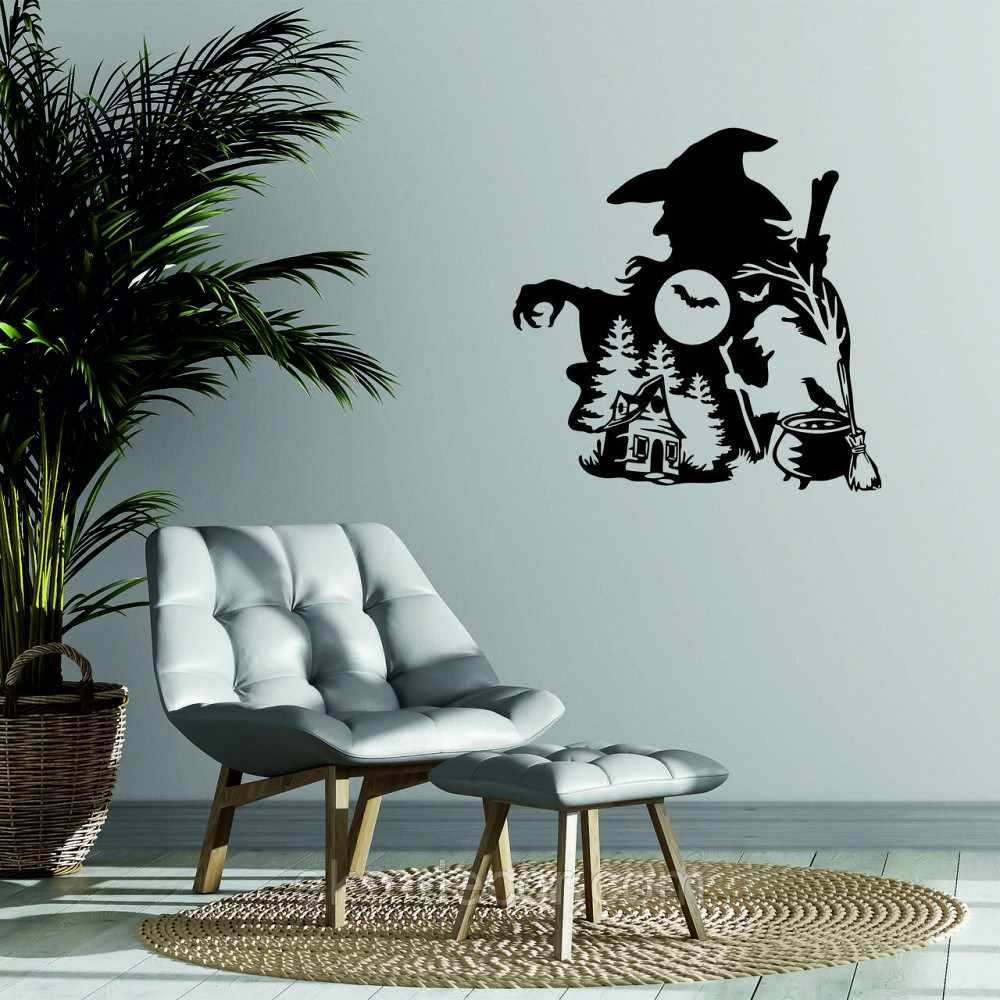 Декоративное настенное Панно «Хеллоуин», Декор на стену 90*90 см, Черный Киев - изображение 9