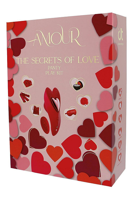 Набор эротических девайсов Dream Toys Amour The Secrets Of Love красный, 7 шт. Sex Aura Киев - изображение 2