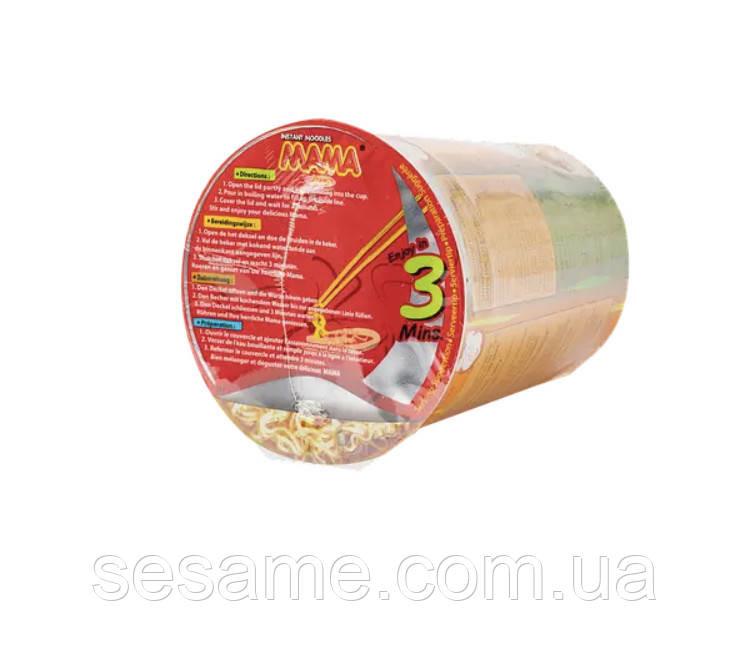 Лапша быстрого приготовления со свининой в стаканчике PORK Flavour CUP MAMA 70 г Харьков - изображение 3