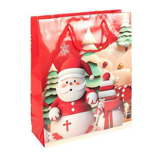 Пакет подарунковий "Новий Рік" 2571-2-3 розмір 26х32х10 см Вінниця